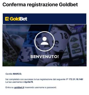 Registrazione con SPID – Goldbet.
